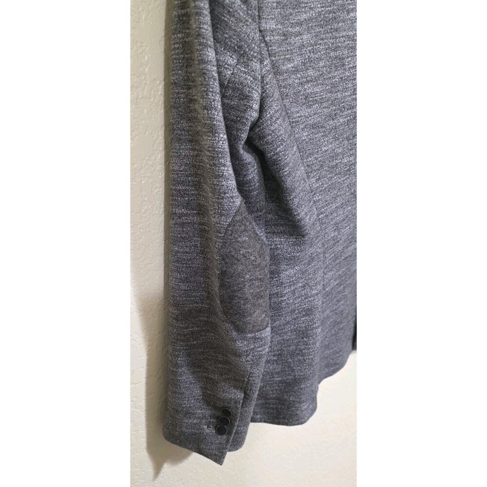 Zara Basics Medium Elbow Patch Grey Dandelion Lin… - image 7